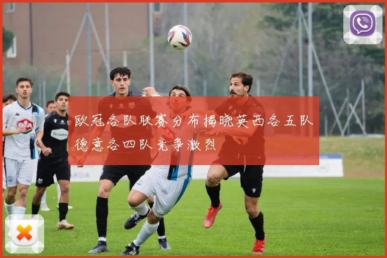 欧冠各队联赛分布揭晓英西各五队德意各四队竞争激烈